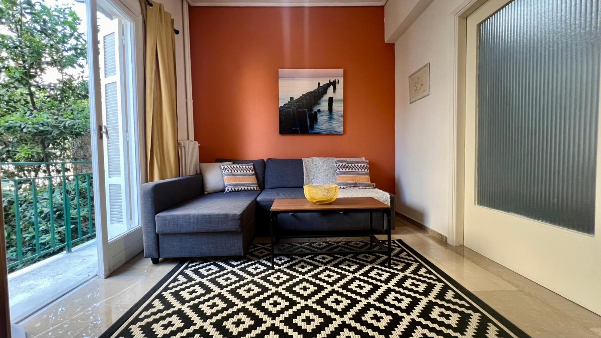Modern & Cozy 51Sqm Apt In Thisseio Aten Exteriör bild